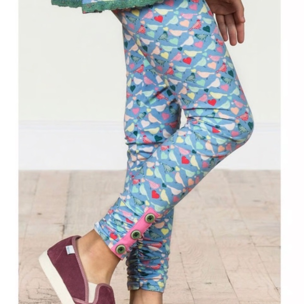🩷 Matilda Jane Repeat After Me Bird Print Leggings